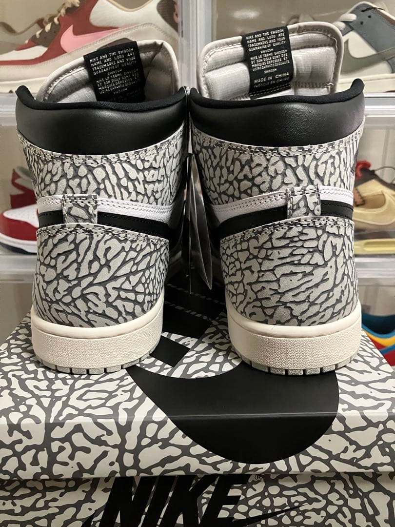 シューズ(男性用) Air Jordan 1 High OG White Cement/Safari