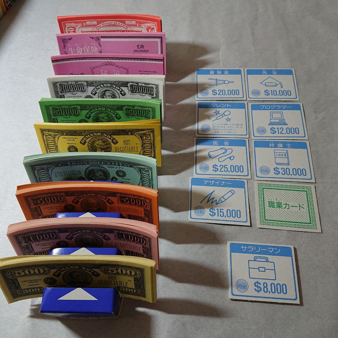 人生ゲーム　4代目　 90年代　人生に山あり谷あり　目指せ億万長者　レトロ