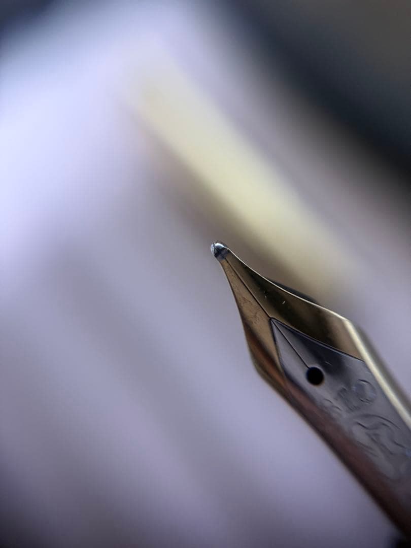 モンブラン万年筆742N、ペン先はKM