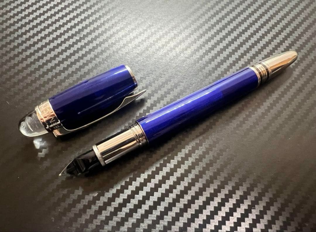 モンブラン スターウォーカー クールブルー 万年筆 M 中字