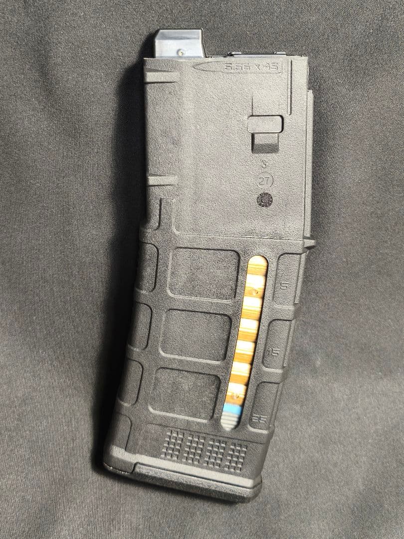 【ブルーガジェット】マルイ　エボルト用　PMAG実物加工マガジン　窓有り