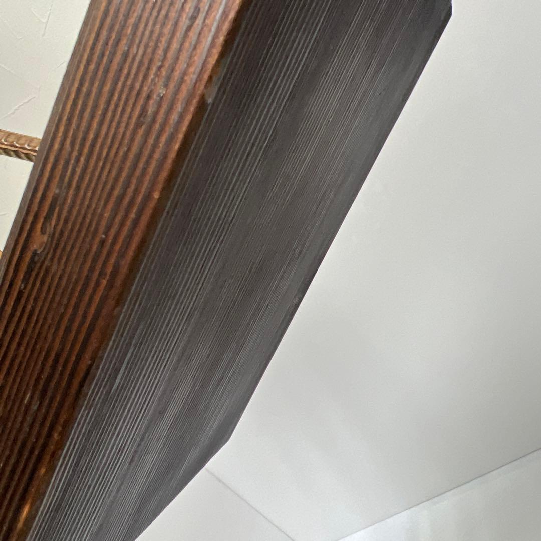 時代木製鶴置物　高さ約81㎝　東Y8-0128③タコサ