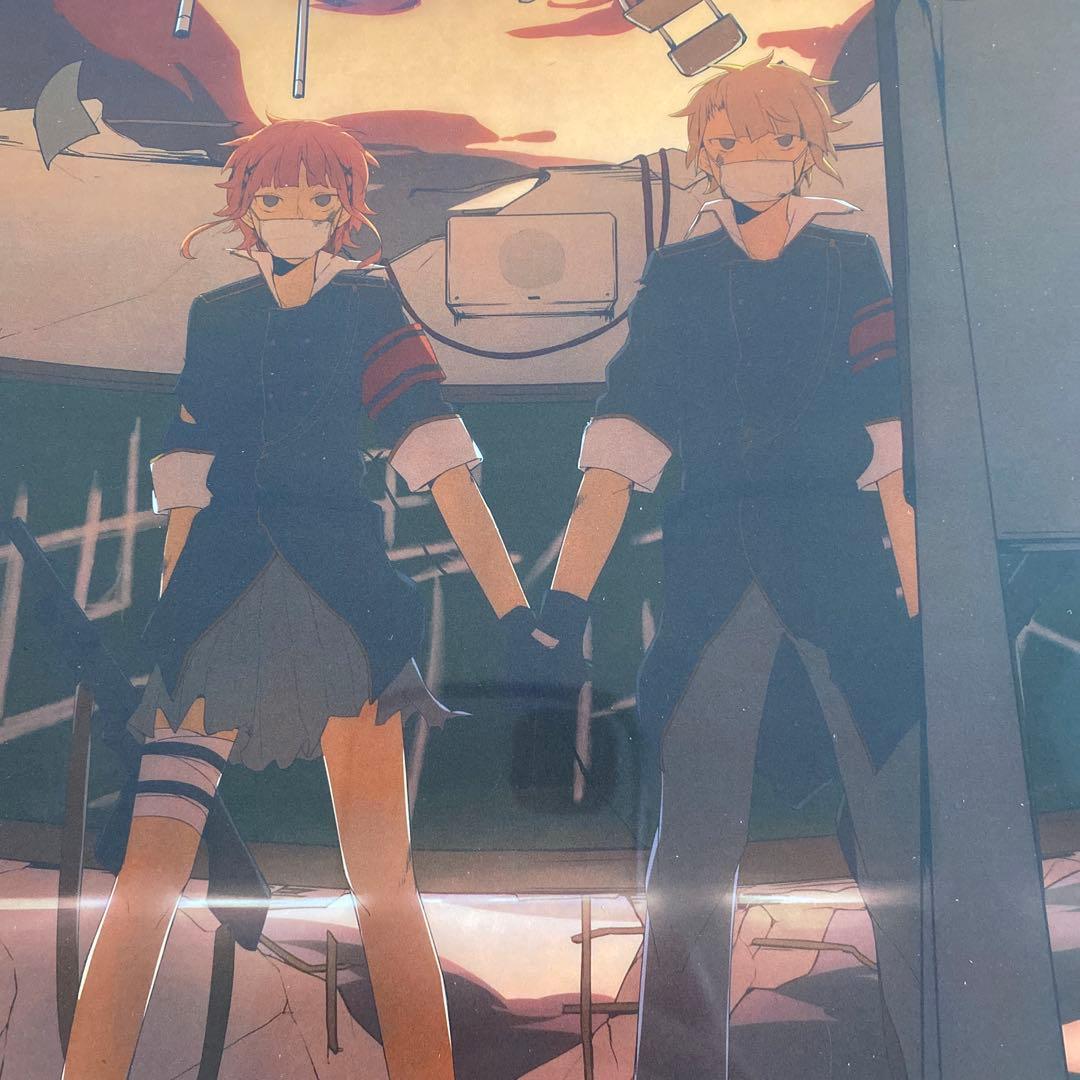 匿名配送 Neru 世界征服 CD 購入特典 マウスパッド クリアファイル 2点