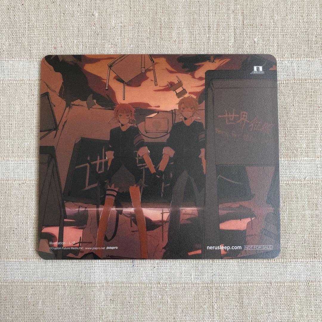匿名配送 Neru 世界征服 CD 購入特典 マウスパッド クリアファイル 2点