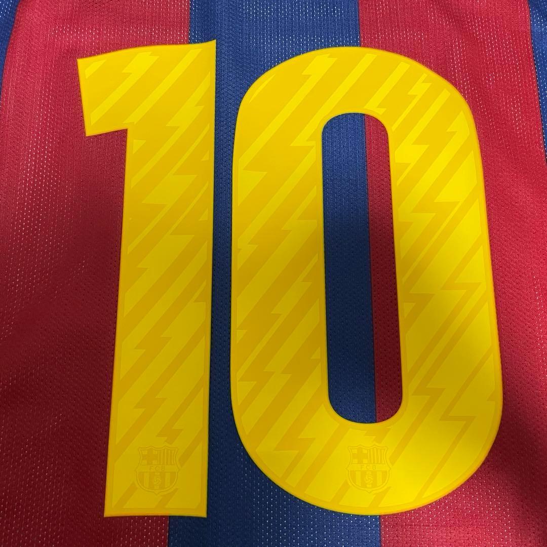 【正規品　選手支給モデル】メッシ　バルセロナユニフォーム　10/11　タグつき