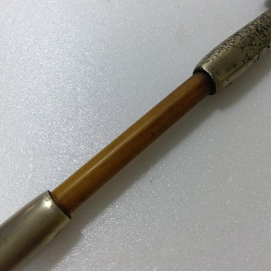 「アンティーク　レトロ」古美術 骨董（村田・保証）刻印 煙管 18㎝