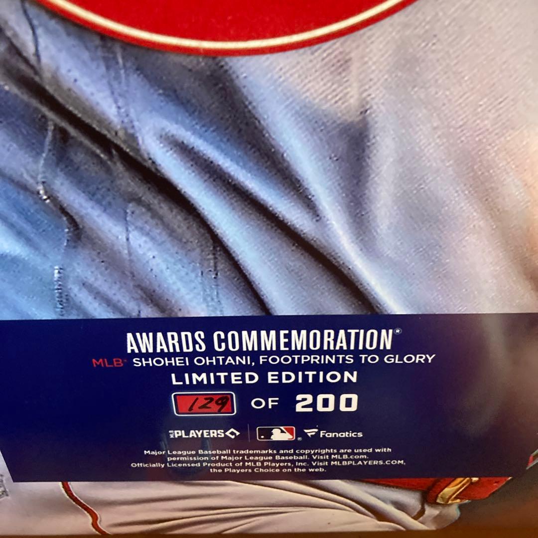 Shohei Ohtani 記念額装写真とサインボール