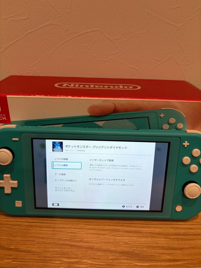 Nintendo Switch Lite ターコイズ 本体 bdsp 1.1.1