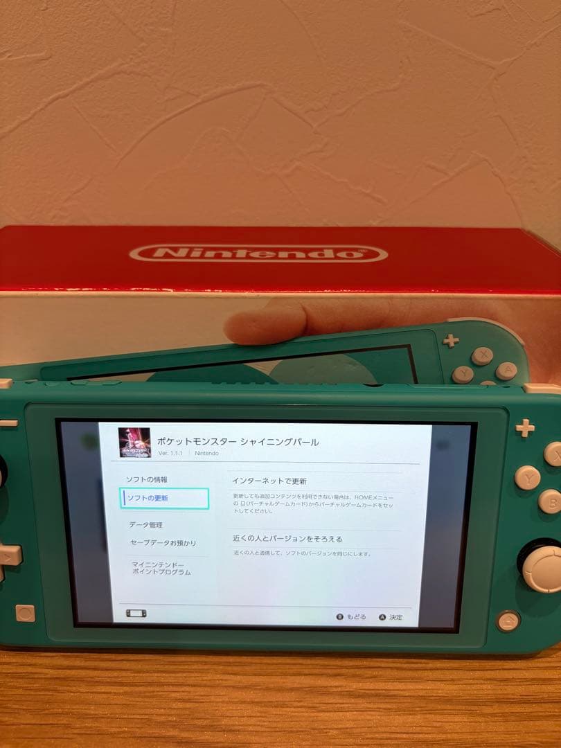 Nintendo Switch Lite ターコイズ 本体 bdsp 1.1.1