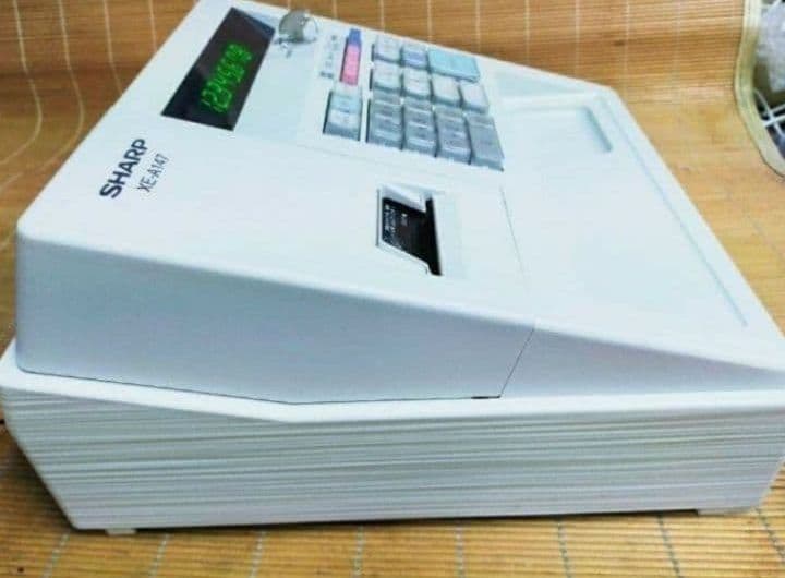 シャープレジスター　XE-A147　PC連携売上管理フル設定無料　888111