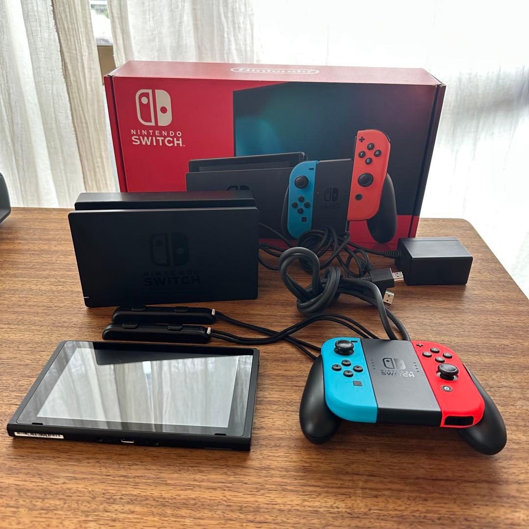 舞*様 T*H様 【美品】本体付属品付 Nintendo Switch ネオンレ