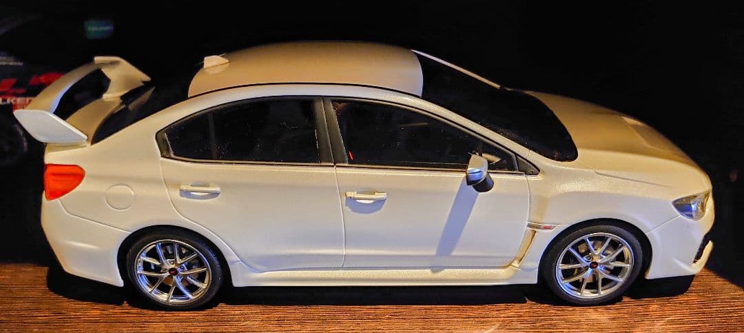 京商/SAMURAI 1/18 SUBARU WRX STI TypeS(白)