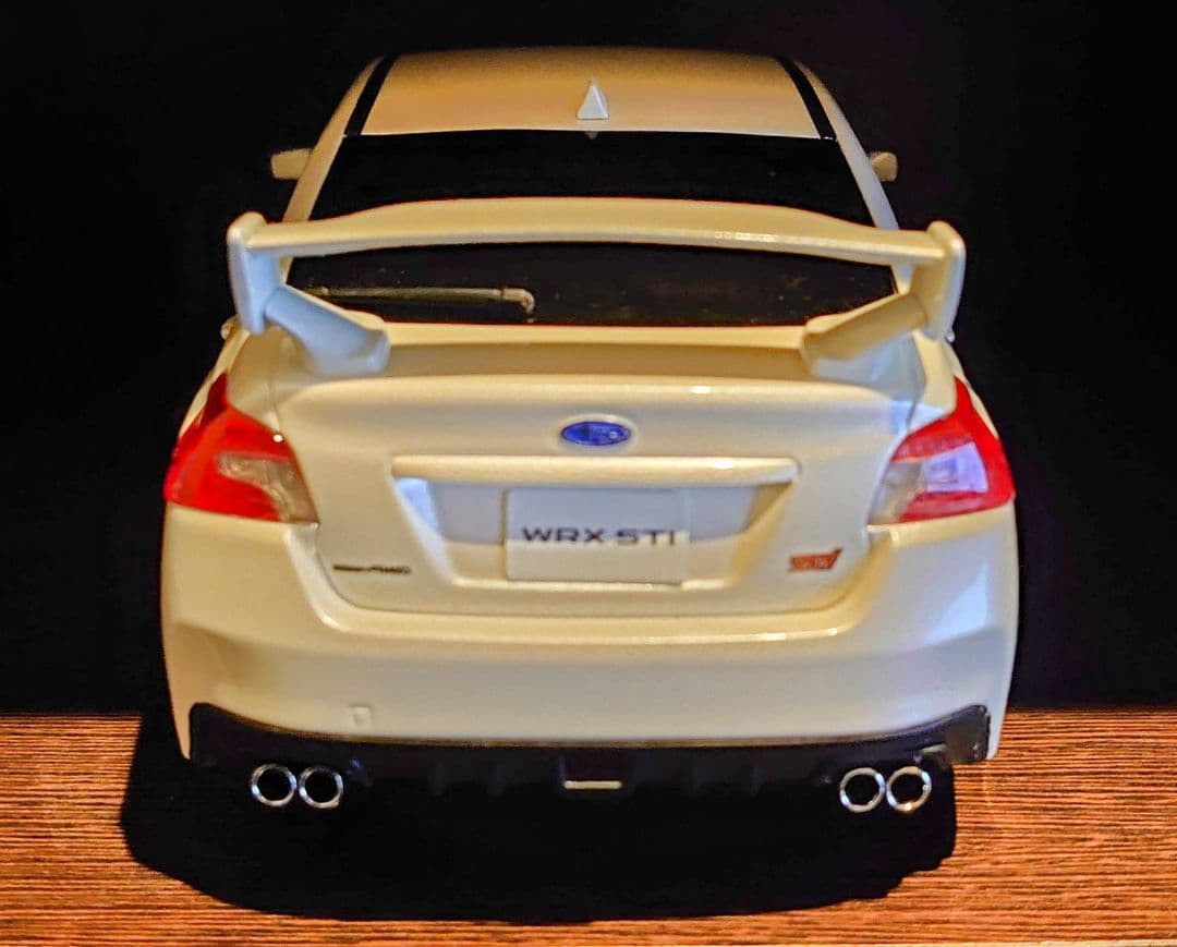 京商/SAMURAI 1/18 SUBARU WRX STI TypeS(白)