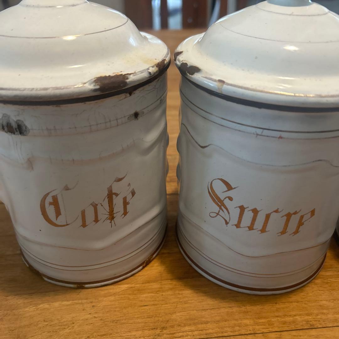 Antiqueキャニスタ−セット 3缶