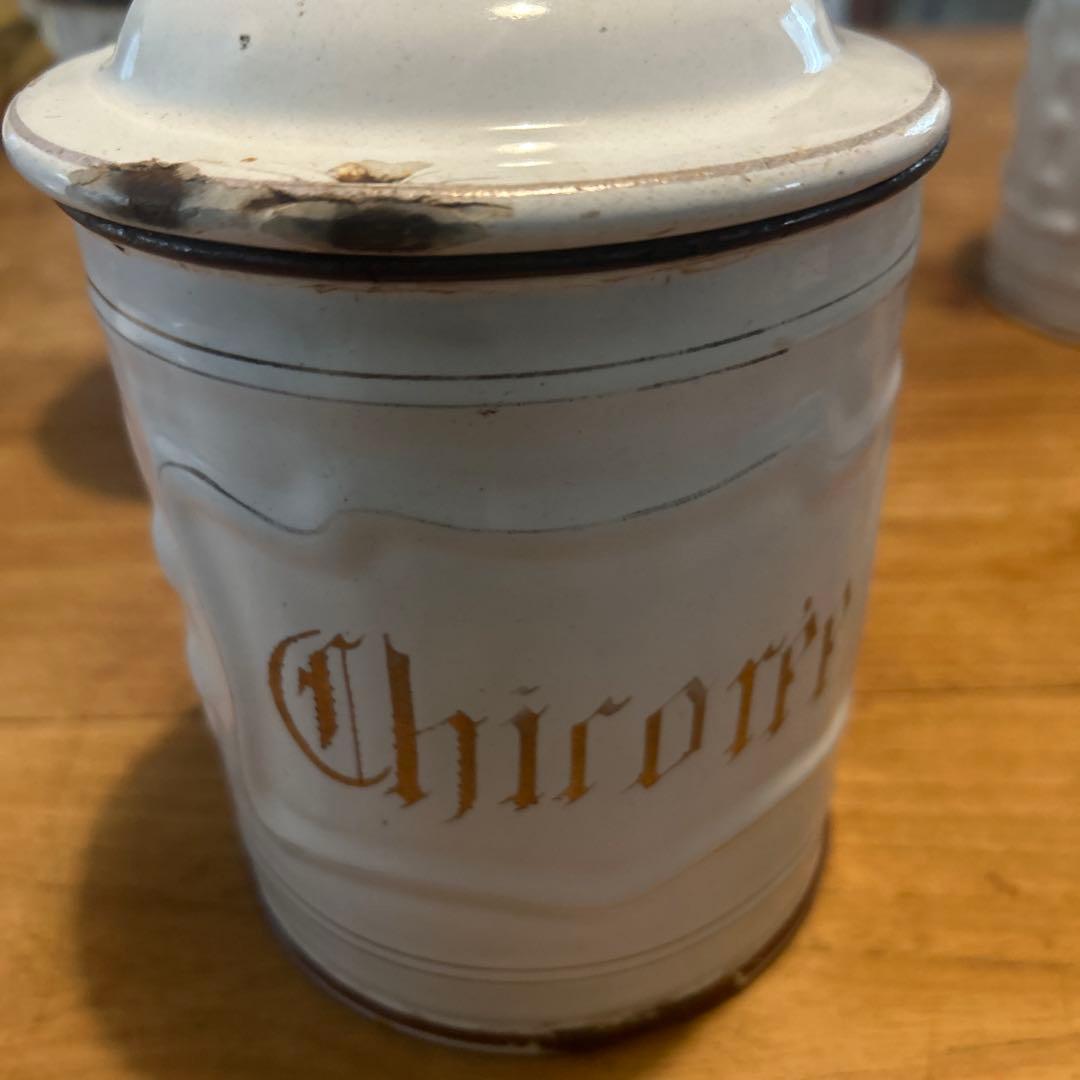 Antiqueキャニスタ−セット 3缶