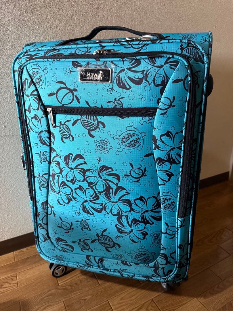 Hawail Spirit 花柄キャリーケース【ベルト付き】