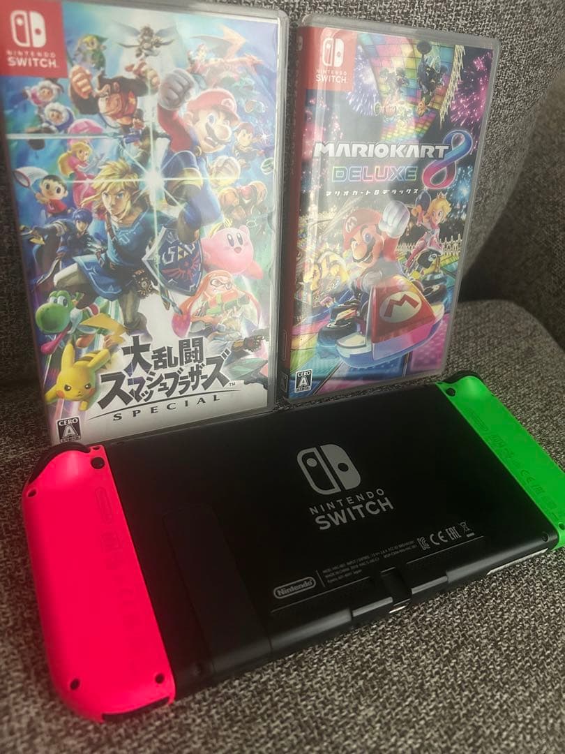 Nintendo Switch 本体 ソフト4つ付き