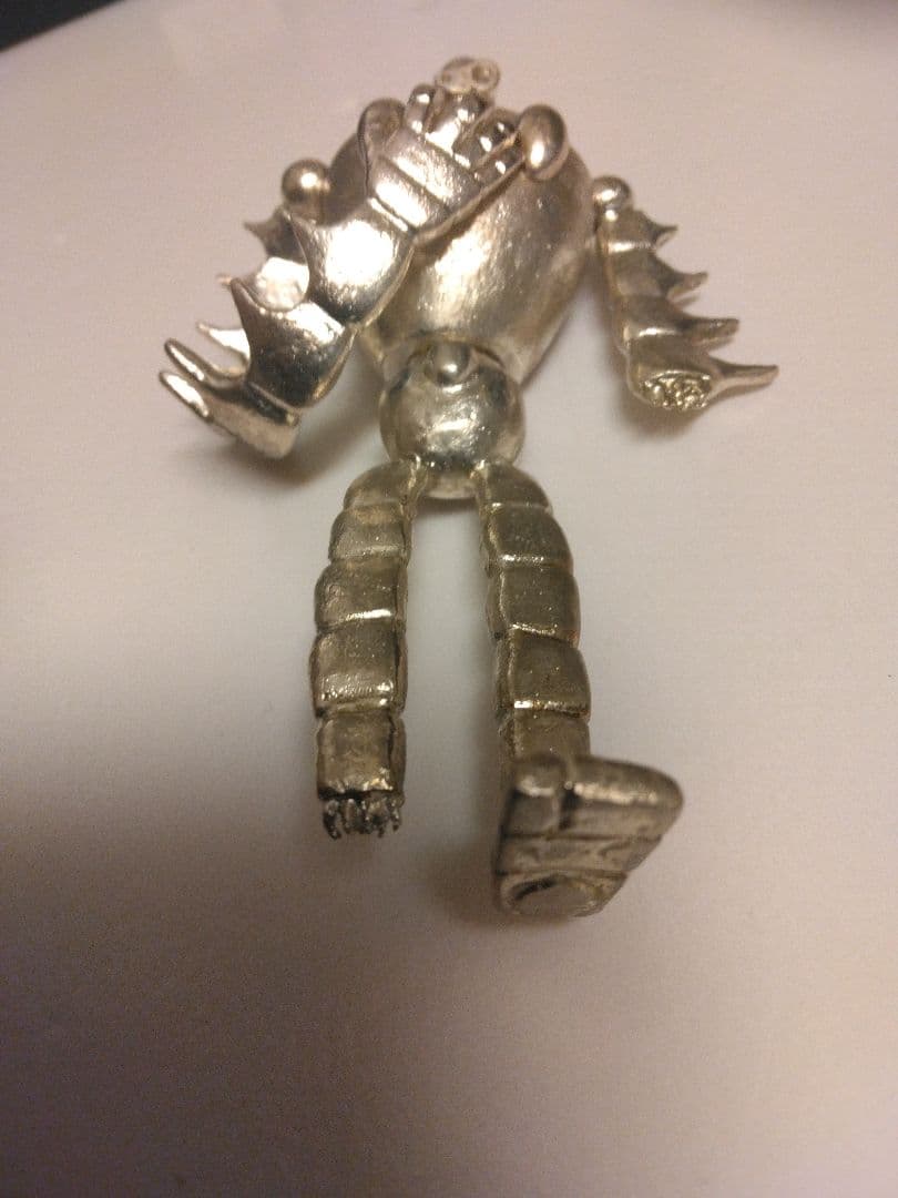 天空の城ラピュタ ロボット兵 シルバー925 メタルフィギュア【希少】