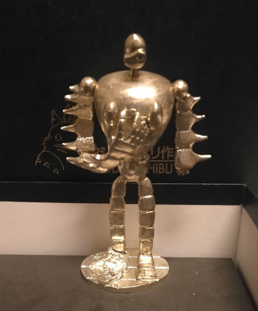 天空の城ラピュタ ロボット兵 シルバー925 メタルフィギュア【希少】