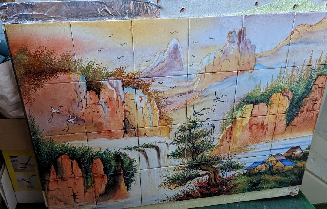 必見 美術品級絵画風手書きタイル