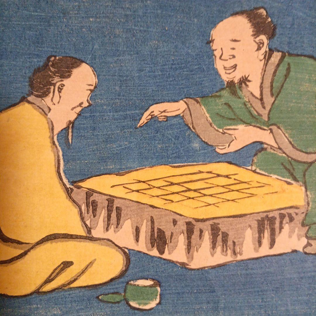 浮世絵版画、近世書画手鑑と月僊画の2枚売り、