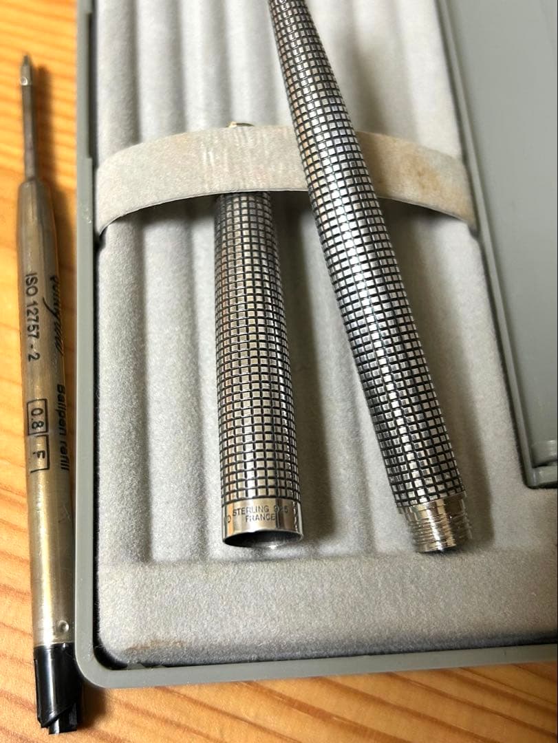 PARKER シズレ　万年筆　ボールペン　スターリングシルバー2本セット　美品！