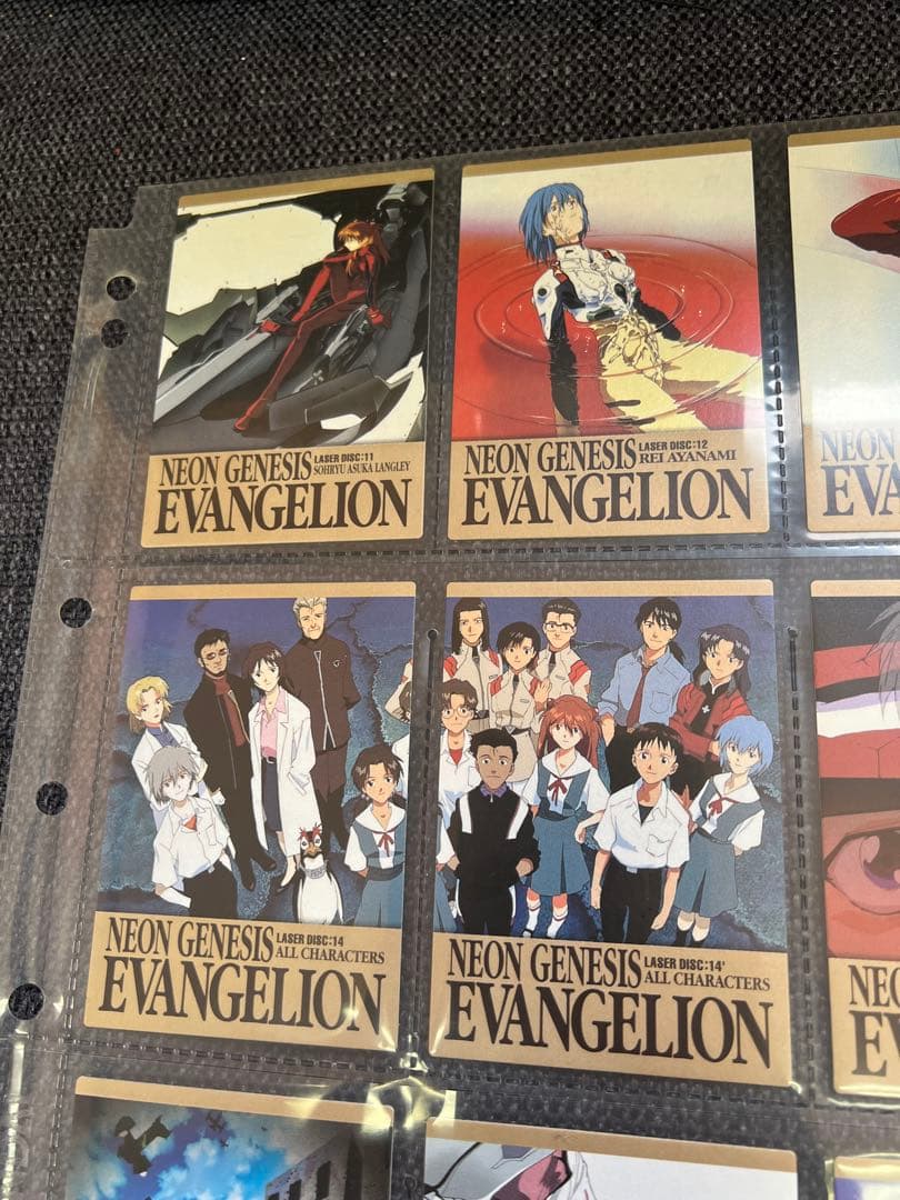 エヴァンゲリオン 1998年 BANDAIグッズ劇場版　特典セット非売品カード