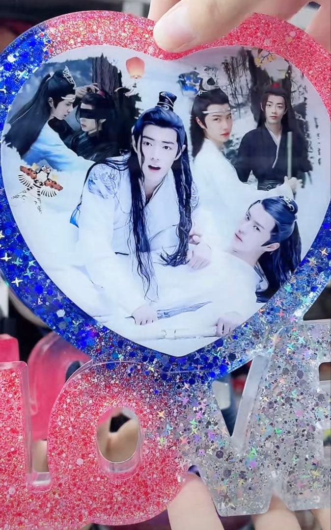 新作 王一博 肖戦 超大Loveスタンド　置物 3点セット❣️確認用❣️0108