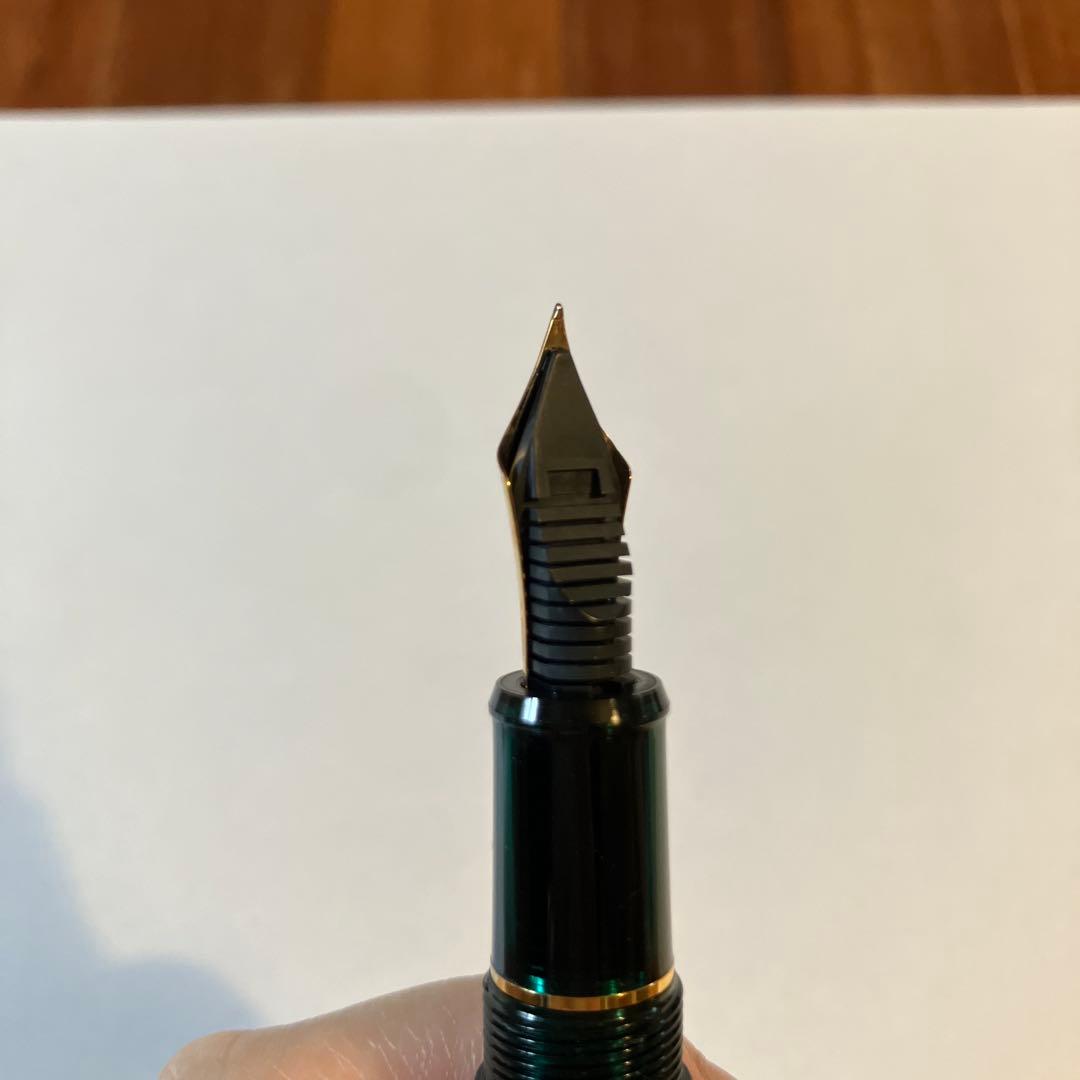 プラチナ　#3776センチュリー　ローレルグリーンSFニブ　箱・保証書付き