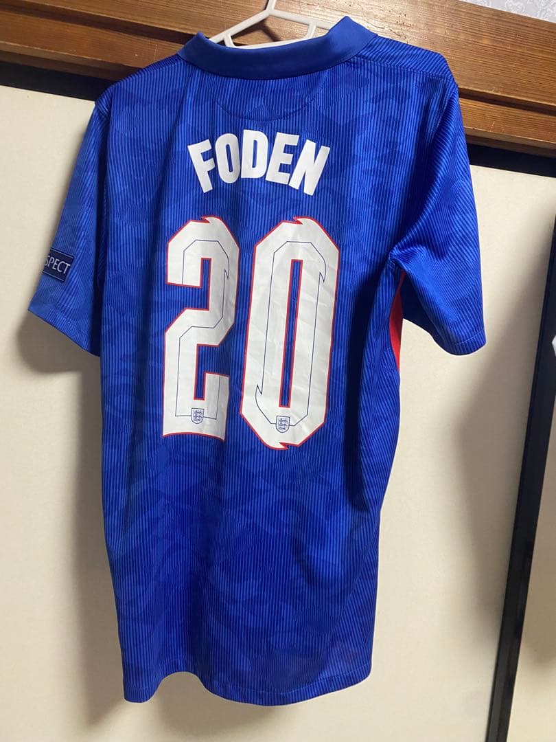 サッカー　フィルフォーデンユニフォーム、イングランドMサイズサイ