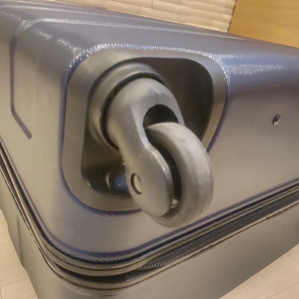 【廃盤】無印良品 バーの高さを自由に調節できるストッパー付き キャリー 85L