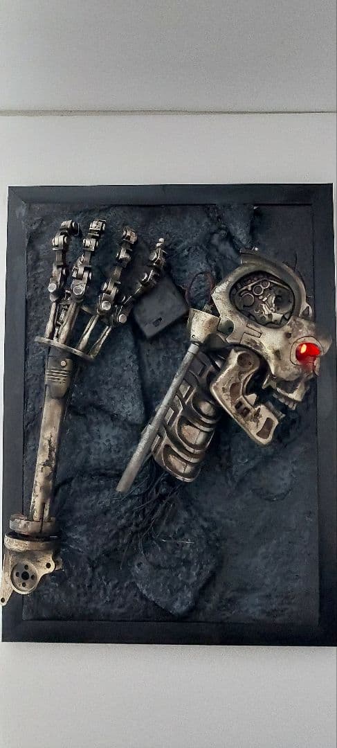 1/2 スケール　アシェット製 エンドスカル、エンドアーム焼損傷 残骸ジオラマ