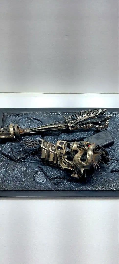 1/2 スケール　アシェット製 エンドスカル、エンドアーム焼損傷 残骸ジオラマ