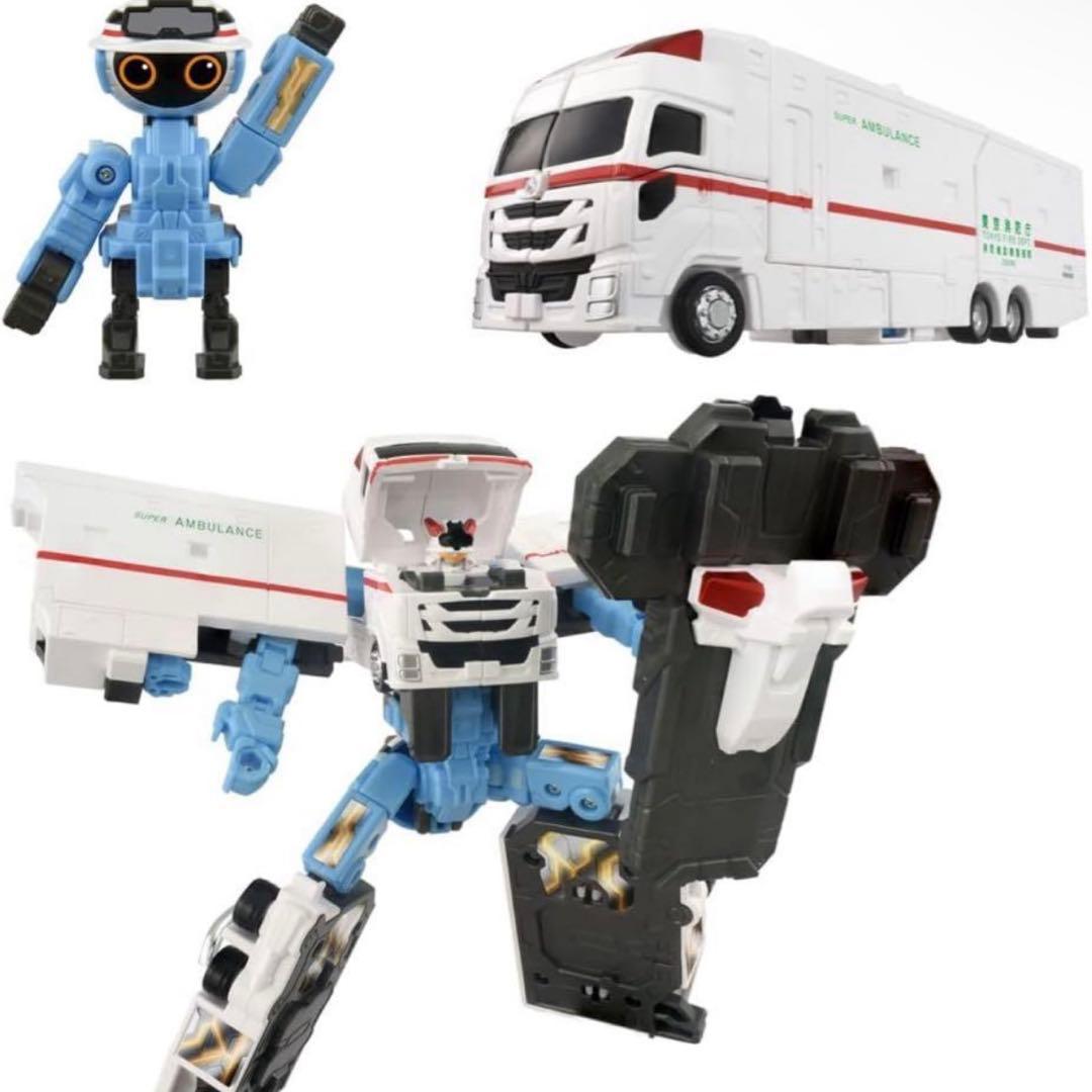 【新品未開封】ジョブレイバー！男子大人気玩具エクシード警察消防特急超越DXセット