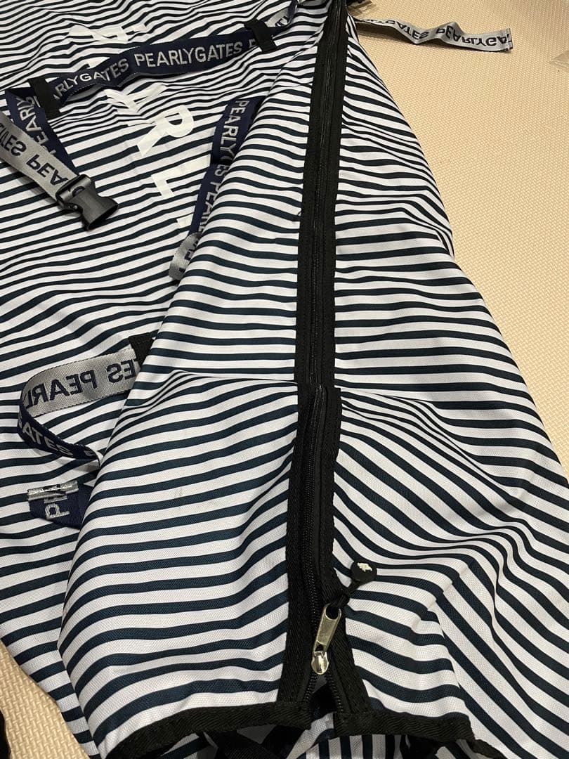 PEARLY GATES パーリーゲイツ ボーダー柄 トラベルカバー