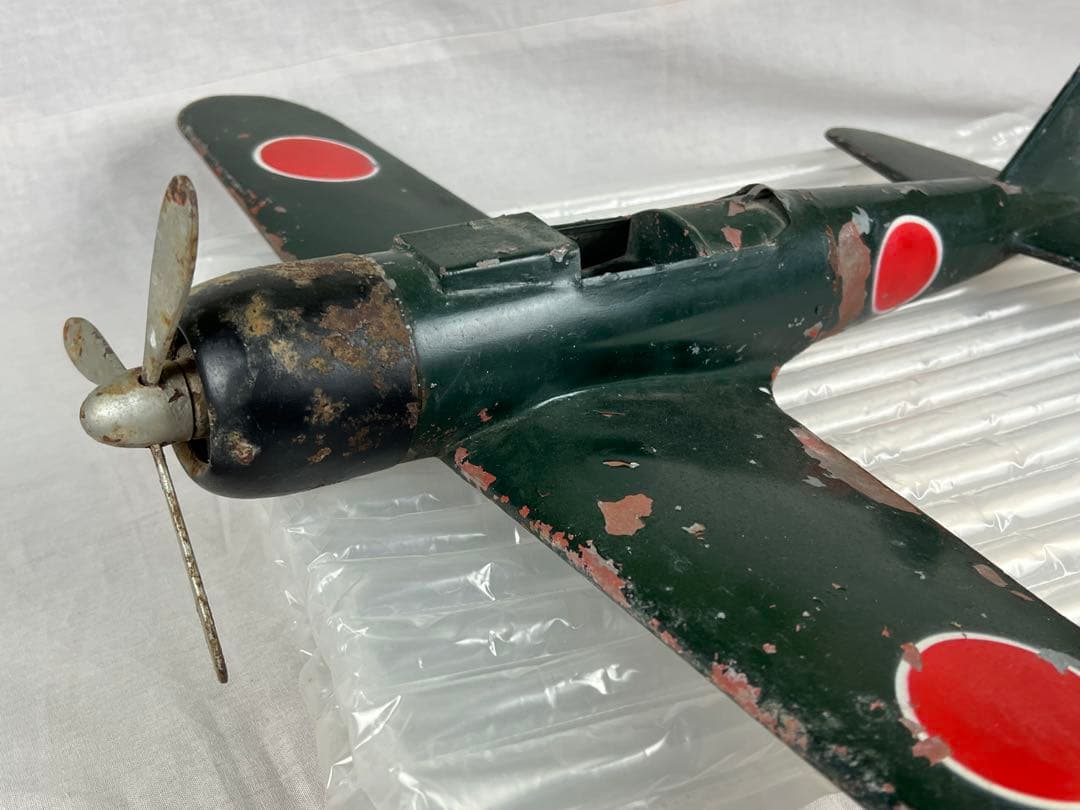 特大★逸品★珍品★古い一体物ブリキの零戦★used★一期一会★難あり