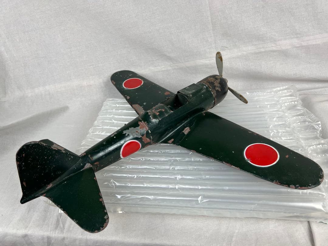 特大★逸品★珍品★古い一体物ブリキの零戦★used★一期一会★難あり
