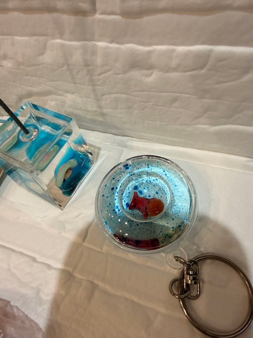 崖の上のポニョ　手のりソフビにんぎょう　アクアクリップ　キーホルダー他まとめ