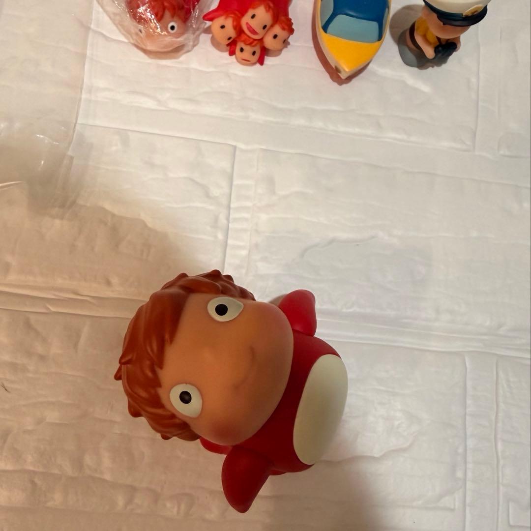 崖の上のポニョ　手のりソフビにんぎょう　アクアクリップ　キーホルダー他まとめ