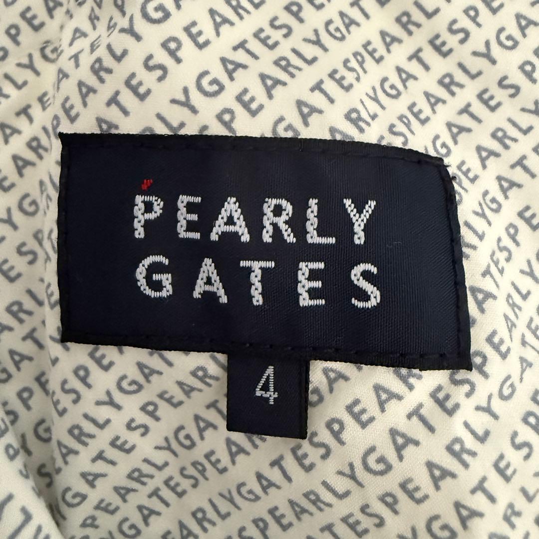 現行モデル　パーリーゲイツ　パンツ　白　M〜L相当　地厚　ホワイト　コットン素材