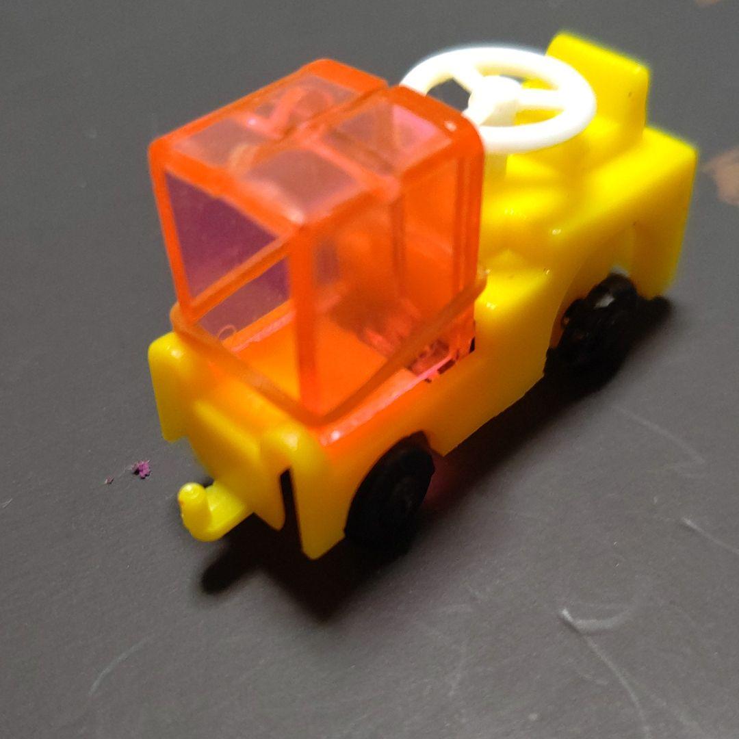 グリコおまけ　トラック　ピンククリア荷台