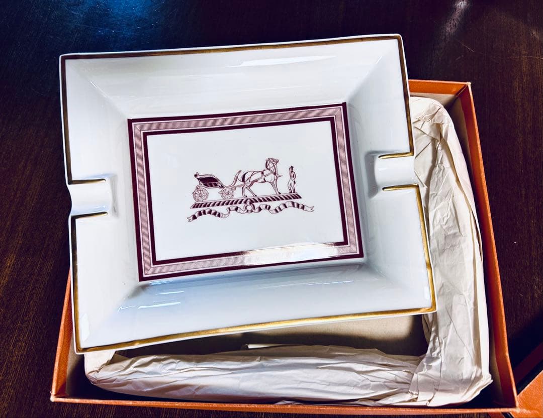 HERMÈS エルメス「Horloger」アッシュトレイ — 限定341番