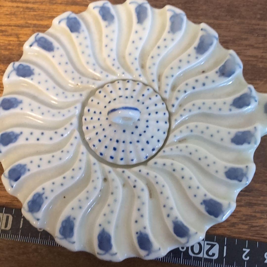 古染付　水差水滴　急須　大清雍正年製銘　書道具　骨董アンティーク工芸品　中国古玩