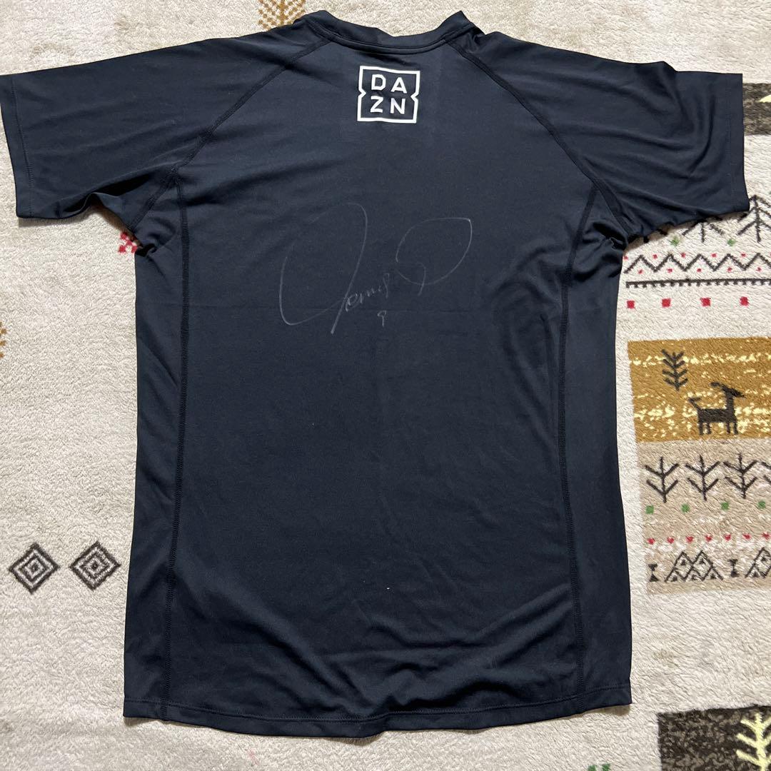 【非売品】 DAZN　元サガン鳥栖　フェルナンドトーレス　直筆サイン入りＴシャツ
