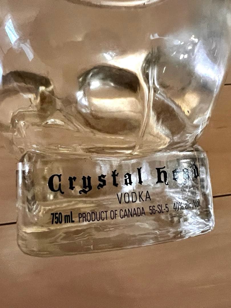 659 Crystal Head Vodka スカル型750mL 未開封