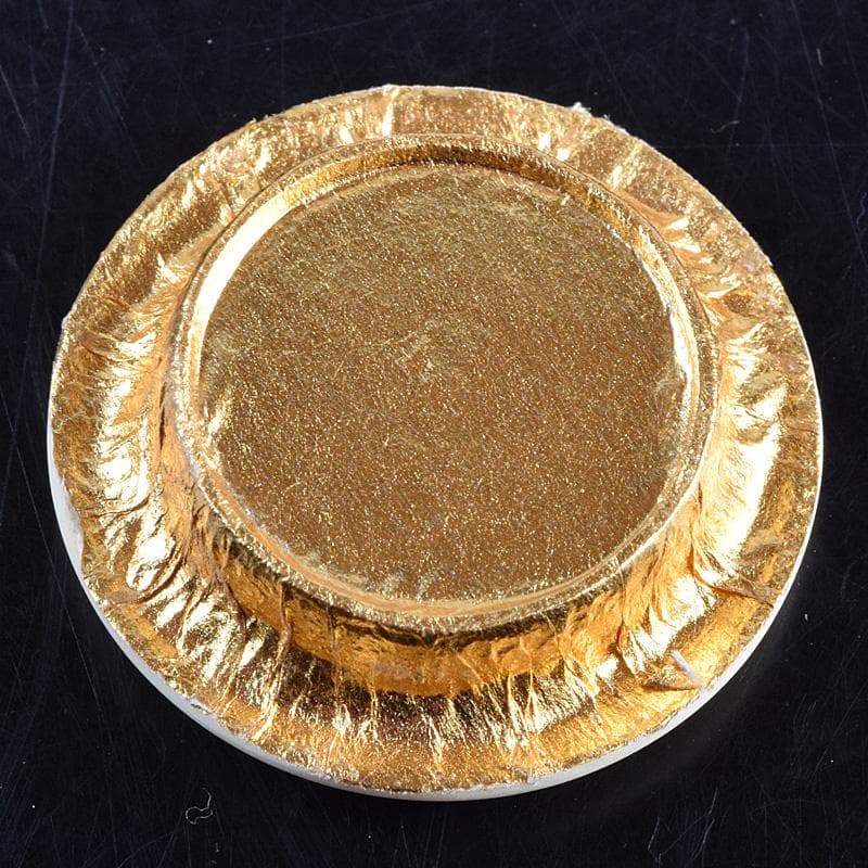 茶道具　萩焼　城山窯　金子信彦作　茶入　仕覆付　共箱　V　8134