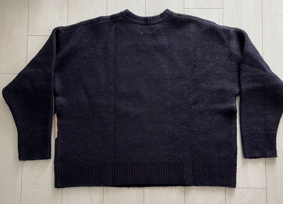 NAPTIME ネイビー Sサイズ　ニットプルオーバー