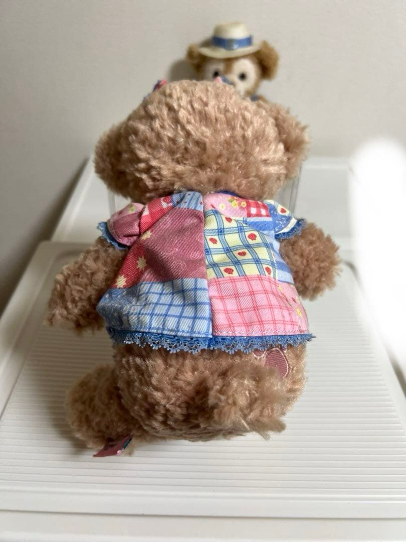 ダッフィー、シェリーメイぬいぐるみ、ぬいぐるみネックストラップセッ（スプリング）