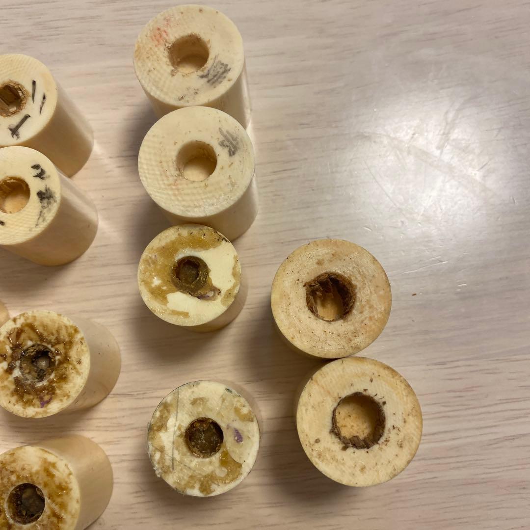 軸先　根付け材　掛け軸用　11個セット(22個) 588g