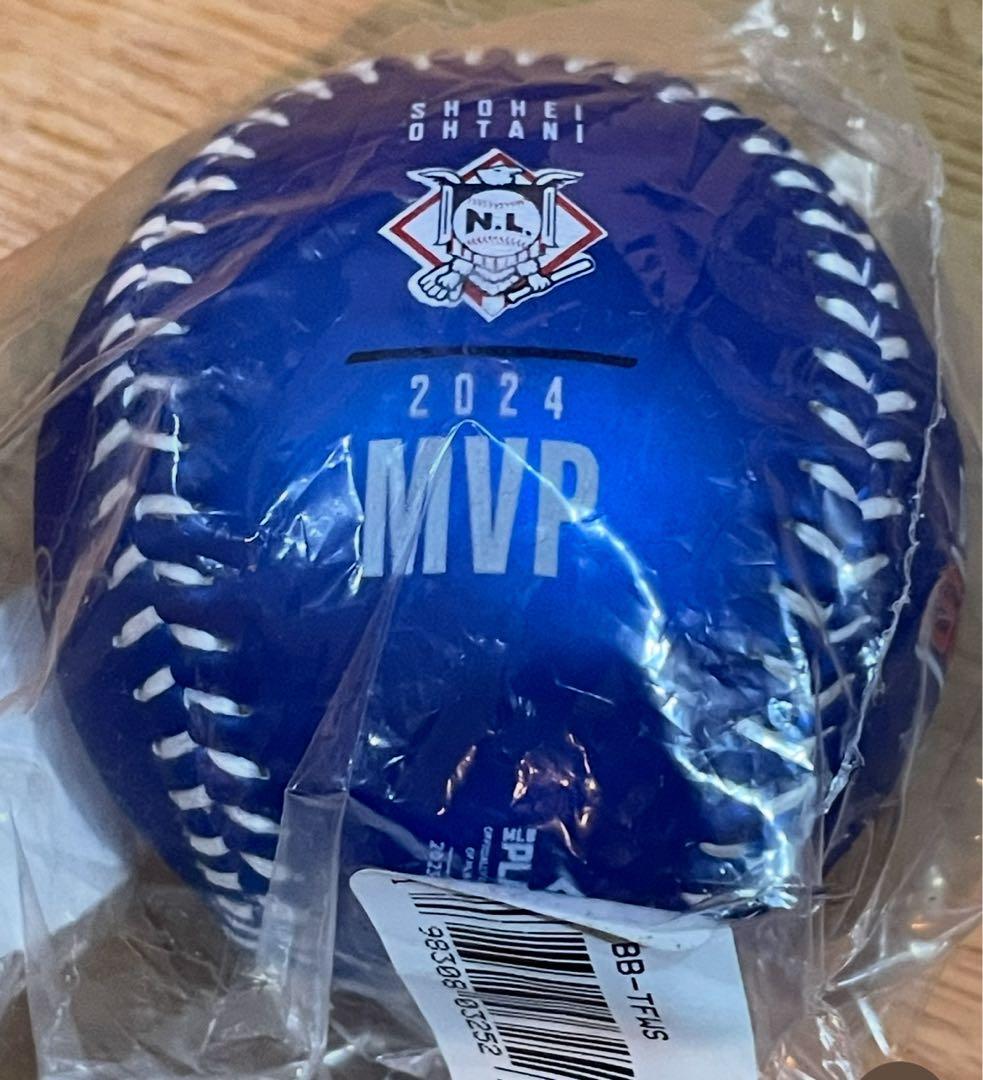 【未展示】【レア】大谷翔平NL MVP記念ボールセット（2024青、2025白）